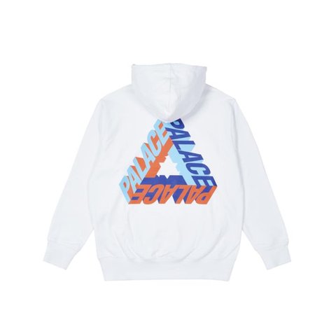Palace P-3D HOOD WHITE