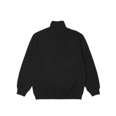 Palace VELOUR 1/4 ZIP BLACK