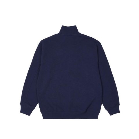 Palace VELOUR 1/4 ZIP BLUE