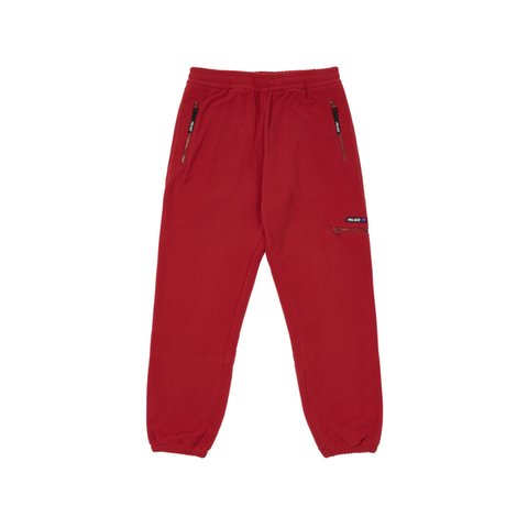 Palace POLAR FLEECE OUTER JOGGERS RED - Colorway