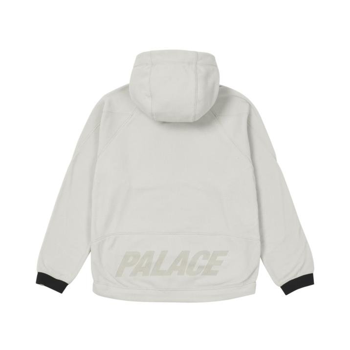 POLAR FLEECE ASYMMETRIC JACKET STONE