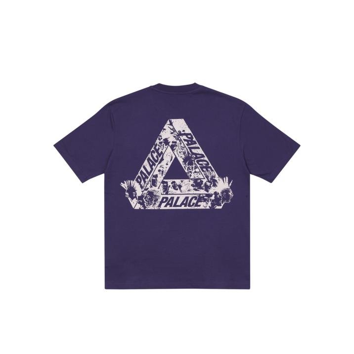 TRI-HEADS T-SHIRT PURPLE