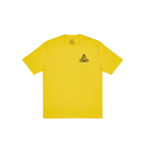 Palace TRI-HEADS T-SHIRT YELLOW - Colorway