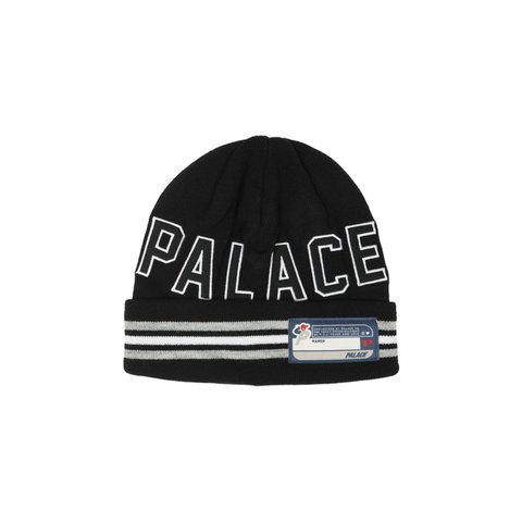 Palace COLLEGE BEANIE BLACK - Colorway