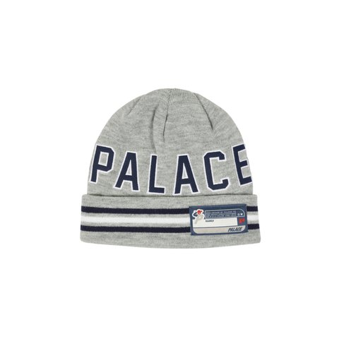 Palace COLLEGE BEANIE LIGHT GREY MARL - Colorway