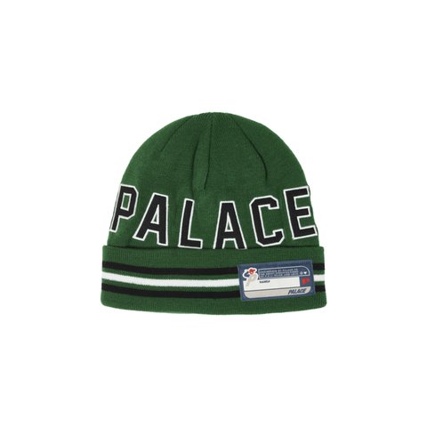 Palace COLLEGE BEANIE GREEN - Colorway