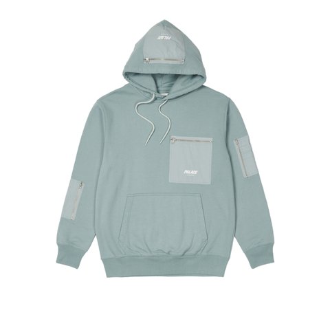 Palace FLIGHT POCKET HOOD FLINT - Colorway