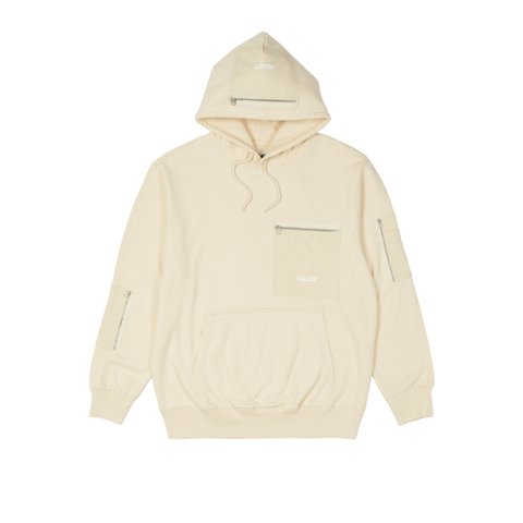 Palace FLIGHT POCKET HOOD ECRU - Colorway