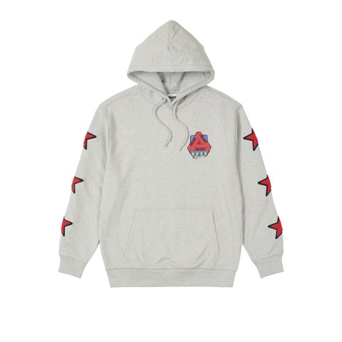 Palace START IT UP HOOD GREY MARL - Colorway