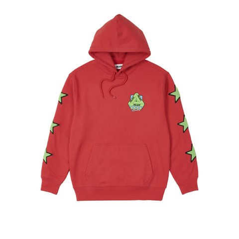 Palace START IT UP HOOD RED - Colorway