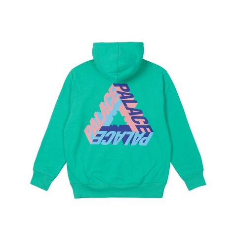 Palace P-3D HOOD AQUA