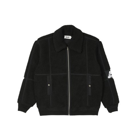 Palace SHERPA FLIGHT JACKET BLACK / BLACK - Colorway