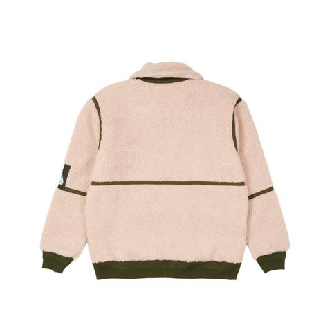 Palace SHERPA FLIGHT JACKET PINK / OLIVE