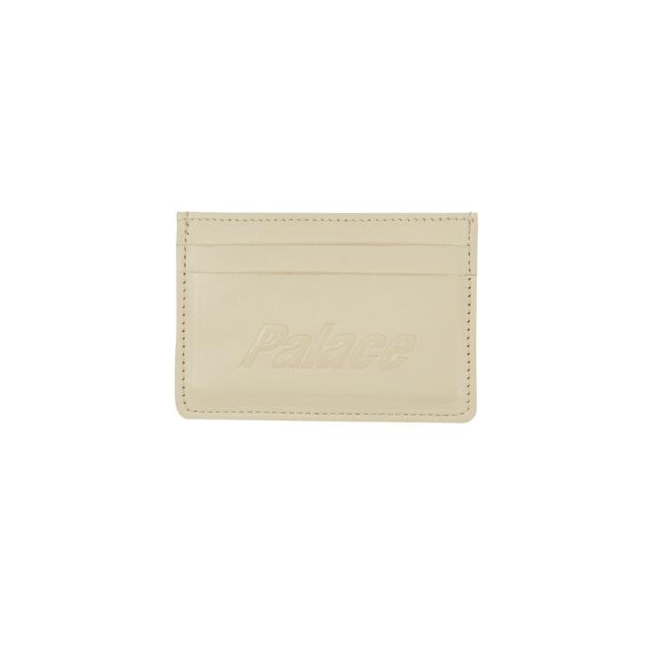 FLOWER STITCH CARDHOLDER WHITE