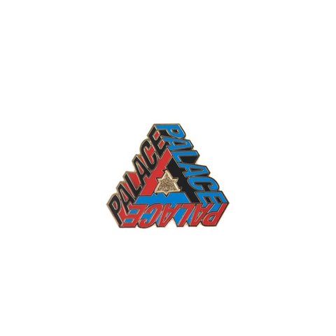 Palace P 3-D PIN BADGE MULTI