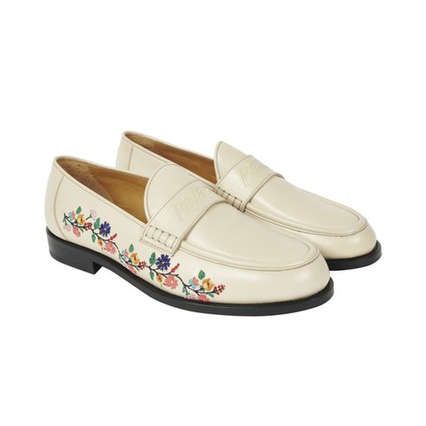 Palace FLOWER STITCH LOAFER WHITE - Colorway
