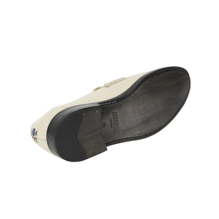 FLOWER STITCH LOAFER WHITE