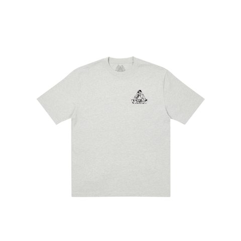 Palace TRI-HEADS T-SHIRT GREY MARL - Colorway