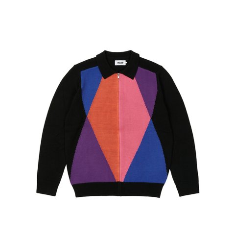 Palace HARLEQUIN KNIT BLACK - Colorway