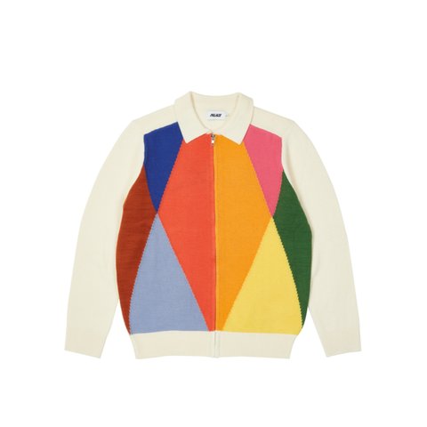 Palace HARLEQUIN KNIT WHITE - Colorway