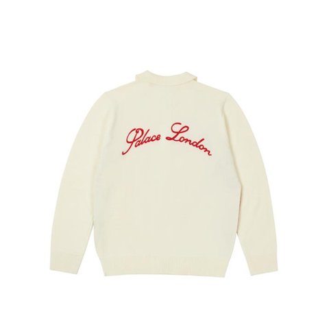 Palace HARLEQUIN KNIT WHITE