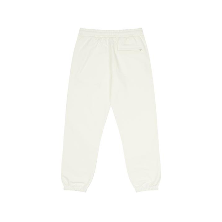 FLOWER STITCH JOGGERS WHITE