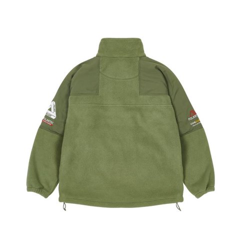 Palace POLARTEC DOUBLE ZIP FUNNEL OLIVE