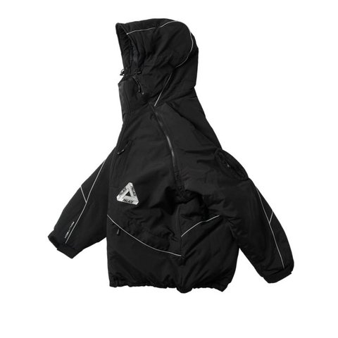 Palace M-TECH HOODED JACKET BLACK
