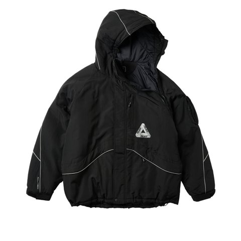 Palace M-TECH HOODED JACKET BLACK - Colorway