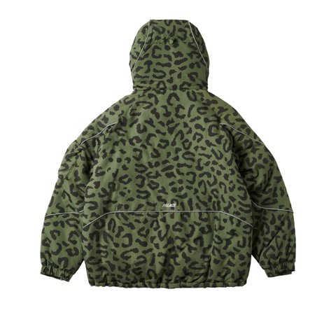 Palace M-TECH HOODED JACKET OLIVE CHEETAH - Colorway