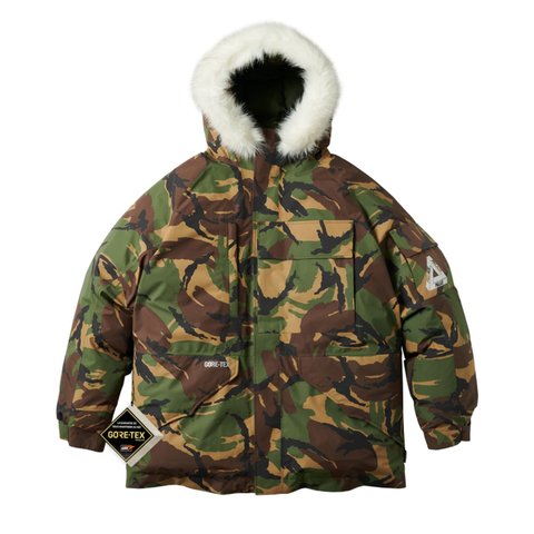 Palace GORE-TEX DOWN PARKA WOODLAND DPM - Colorway