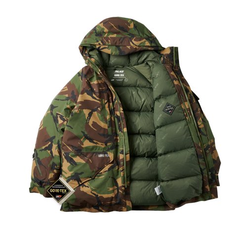 Palace GORE-TEX DOWN PARKA WOODLAND DPM - Colorway