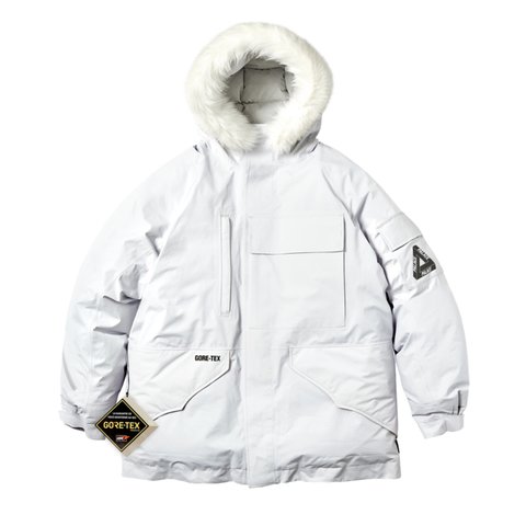 Palace GORE-TEX DOWN PARKA ICE GREY - Colorway