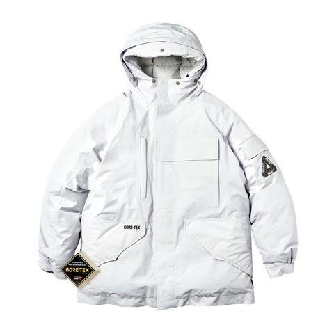 Palace GORE-TEX DOWN PARKA ICE GREY - Colorway