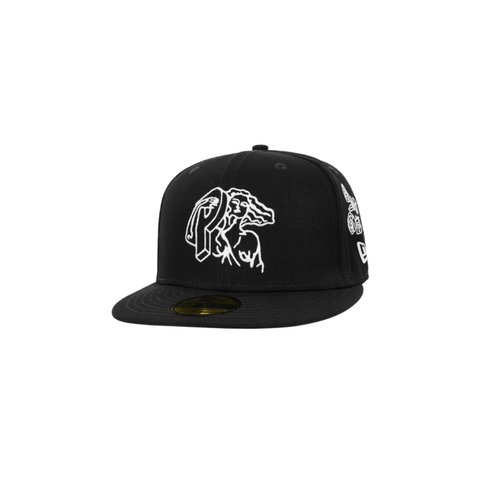 Palace P-STATUE NEW ERA 59 FIFTY BLACK - Colorway
