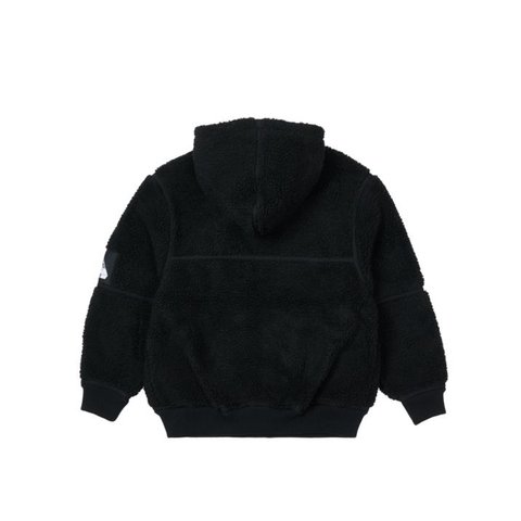 Palace SHERPA HOODED JACKET BLACK