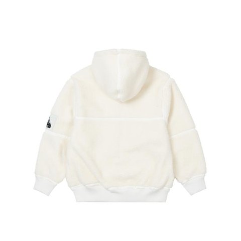 Palace SHERPA HOODED JACKET OFF WHITE