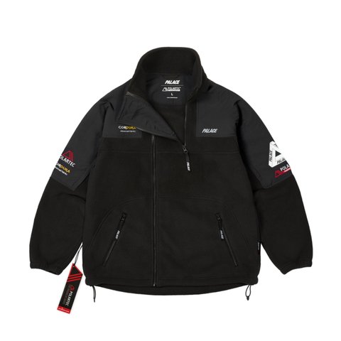 Palace POLARTEC DOUBLE ZIP FUNNEL BLACK - Colorway