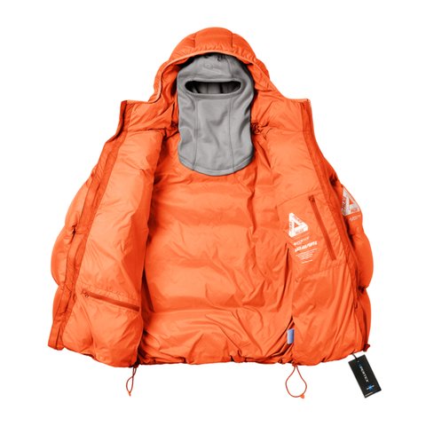 Palace PERTEX FROST BALACLAVA PUFFA ORANGE - Colorway