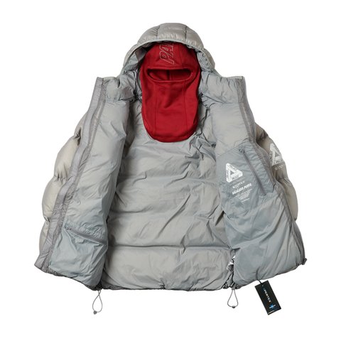 Palace PERTEX FROST BALACLAVA PUFFA GREY - Colorway