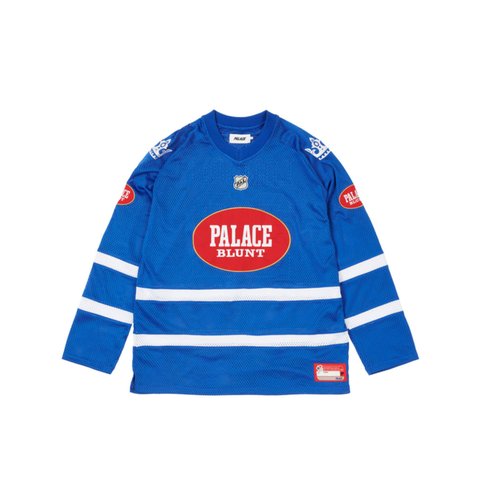 Palace PALACE BLUNT HOCKEY JERSEY BLUE - Colorway