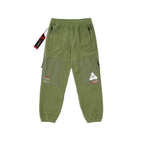 Palace POLARTEC DOUBLE ZIP JOGGER OLIVE - Colorway