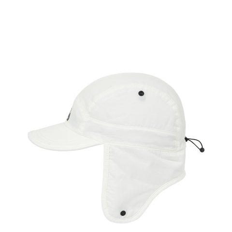 Palace GRID FLEECE REVERSIBLE EARFLAP HAT WHITE - Colorway