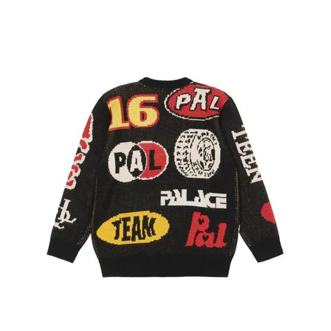 Palace GASSED KNIT BLACK