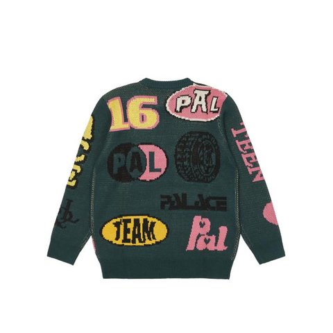 Palace GASSED KNIT GREEN