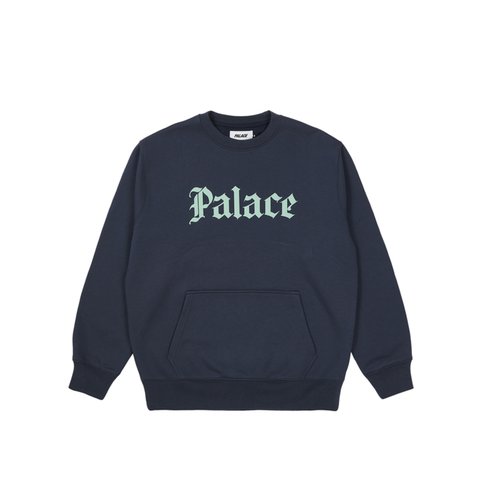 Palace YE OLDE CREW NAVY - Colorway