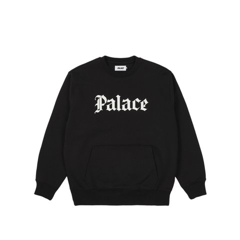 Palace YE OLDE CREW BLACK - Colorway