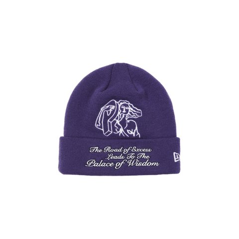 Palace P-STATUE NEW ERA BEANIE PURPLE - Colorway