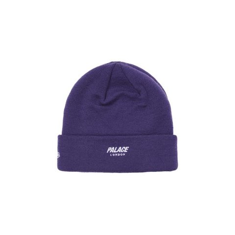 Palace P-STATUE NEW ERA BEANIE PURPLE