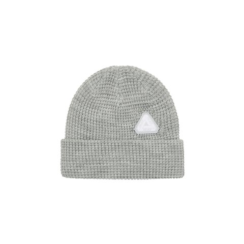 Palace SOFAR WAFFLE BEANIE LIGHT GREY MARL - Colorway